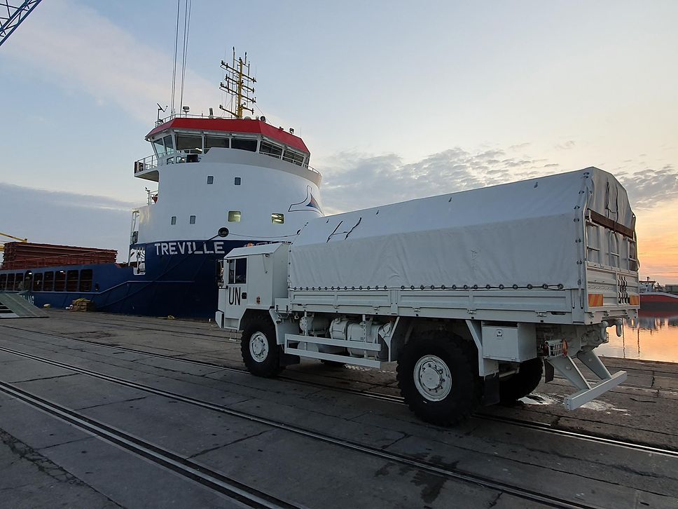 loading military vehicles